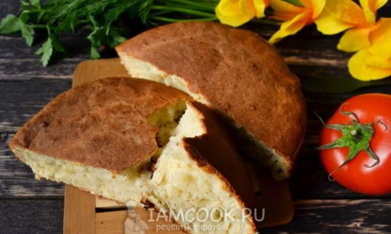 Рецепт пирог-хлеб на скисшем молоке