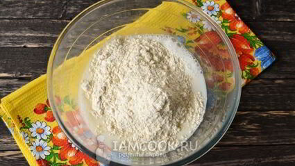 пирог-хлеб на скисшем молоке