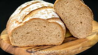 Пшенично-ржаной хлеб в духовке
