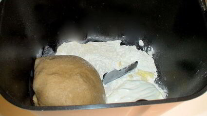 пшенично-ржаной заварной хлеб