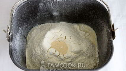 пшеничный хлеб с творогом в хлебопечке