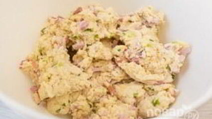 сконы с колбасой и сыром