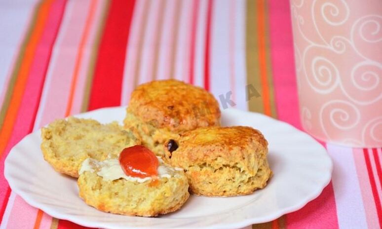 Рецепт сконы с отварным картофелем