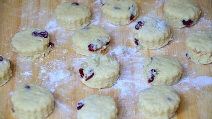 сконы с отварным картофелем