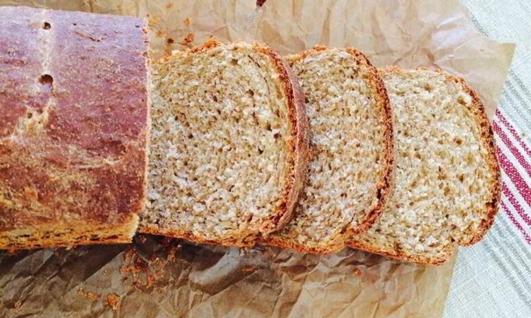 Рецепт цельнозерновой хлеб для сэндвичей