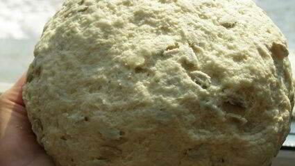 творожный хлеб с семенами подсолнечника