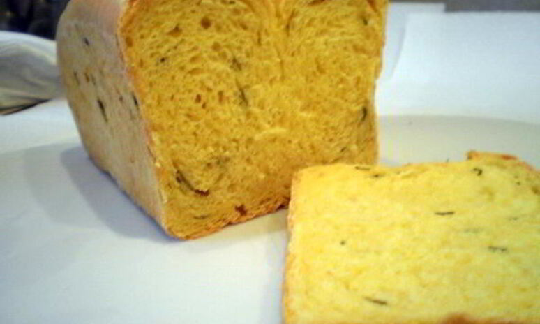 Рецепт тыквенный хлеб с зеленым луком