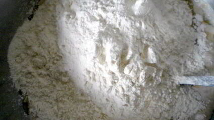 тыквенный хлеб с зеленым луком