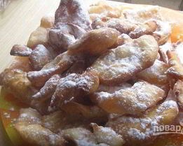 Хворост классический на кефире