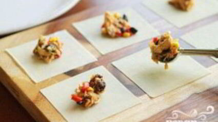 конвертики с овощной начинкой