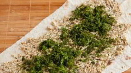 блинчики из лаваша с начинкой