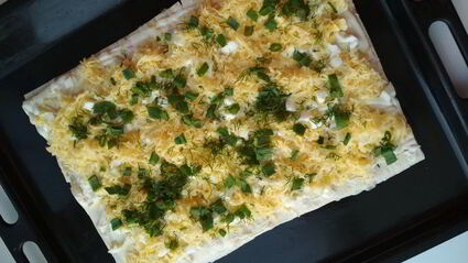 быстрая закуска из лаваша