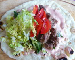 Домашний лаваш с начинкой