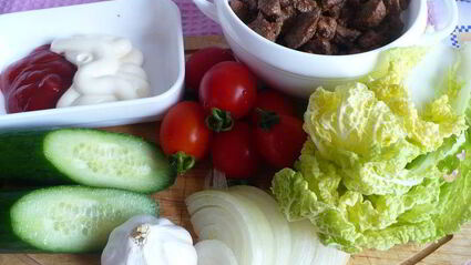 домашний лаваш с начинкой