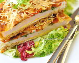 Горячая закуска в лаваше Ека