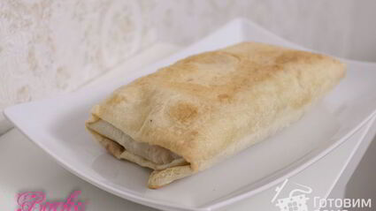 конвертики из лаваша с мясом и картофелем