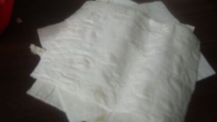 корзиночки из лаваша с беконом, сыром и сладкой паприкой