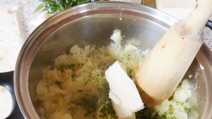 кыстыбый в лаваше