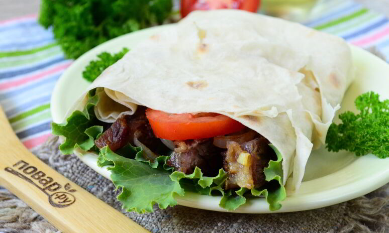 Рецепт лангет в лаваше