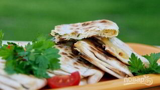 Лаваш на гриле