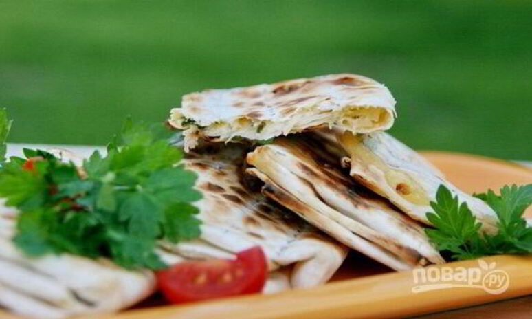 Рецепт лаваш на гриле