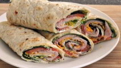 лаваш с беконом и сыром