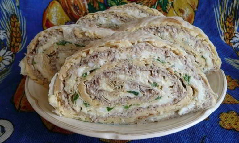 Рецепт лаваш с фаршем
