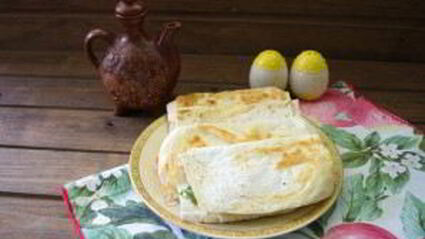 лаваш с копченым сыром