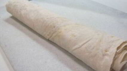 лаваш с курицей и корейской морковкой