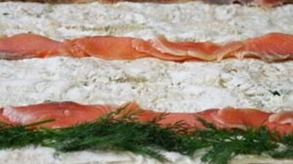 лаваш с лососем