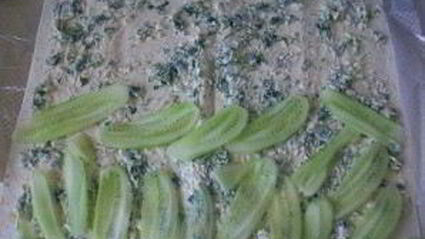 лаваш с огурцом и сыром