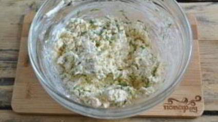 лаваш с сыром и укропом