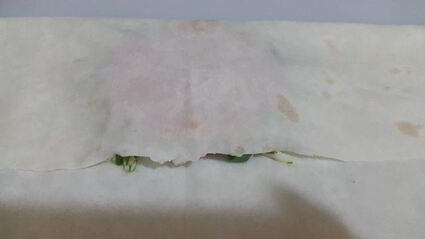 лаваш с сыром и зеленью