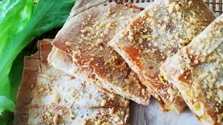 Лаваш с сыром, запеченный в духовке