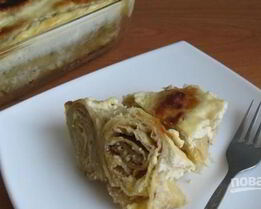 Лаваш с творогом сладкий