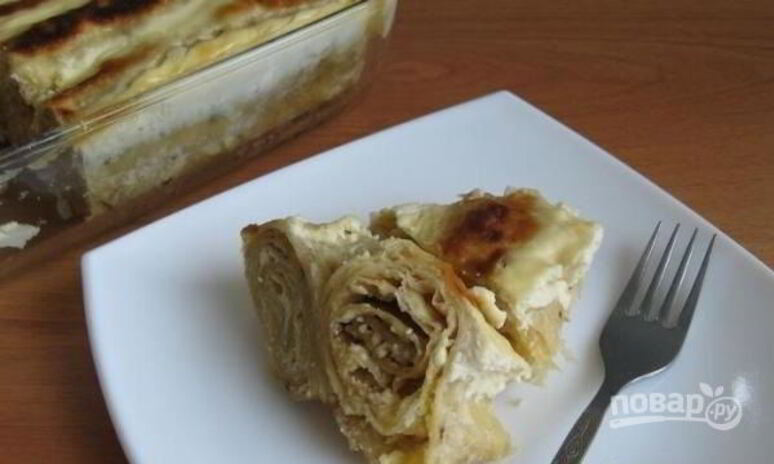 Рецепт лаваш с творогом сладкий