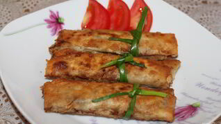 Лаваш с зеленым луком