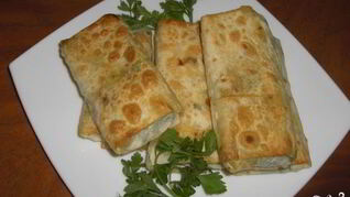 Лаваш с зеленью