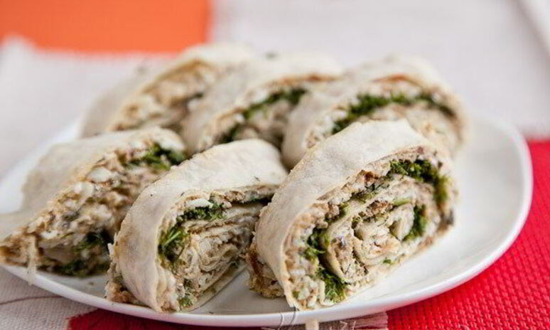 Рецепт лаваш со шпротами