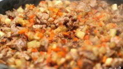 мясо в армянском лаваше