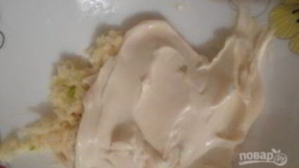 обжаренный лаваш с крабовыми палочками