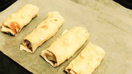 рулеты из лаваша с сыром