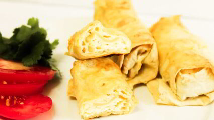 рулеты из лаваша с сыром