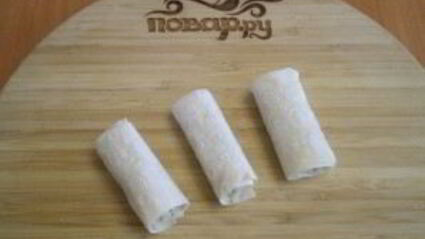 трубочки из лаваша, запеченные в духовке