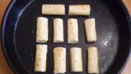 трубочки из лаваша, запеченные в духовке