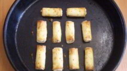 трубочки из лаваша, запеченные в духовке