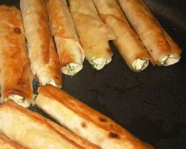 Трубочки из лаваша