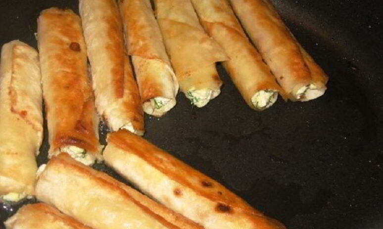Рецепт трубочки из лаваша