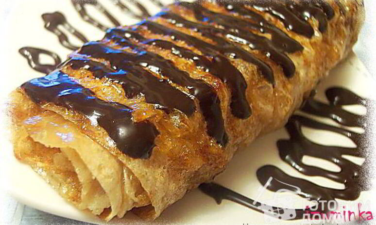 Рецепт яблочные рулетики из лаваша