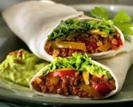 Закуска из лаваша по-мексикански